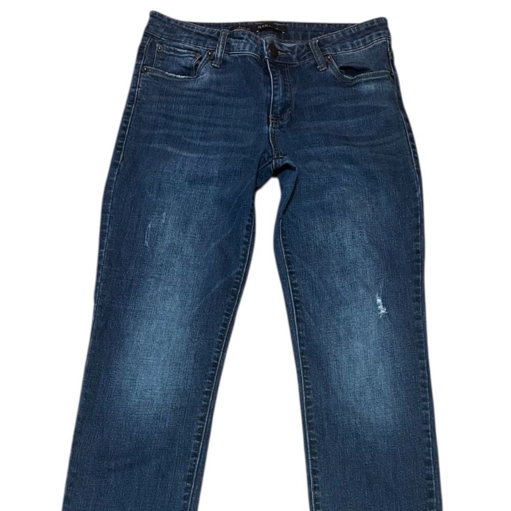 STS Blue Denim Grunge/Streetwear Distressed Jeans - Size 4 US